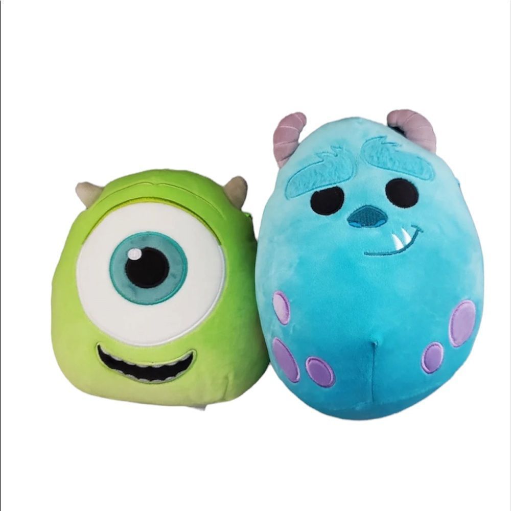 Squishmallows Mike Wazowski and Sully bundle 7”